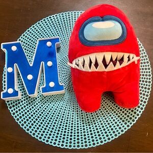 Among Us 10" Impostor Imposter Walmart Exclusive Red Plush w/ Adjustable Tongue